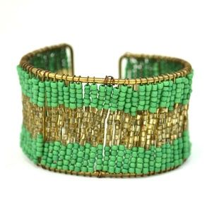 Women's Beaded Cuff Bracelet